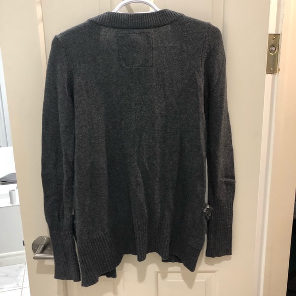 Abercrombie grey button up cardigan - Picture 2 of 5